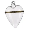 Depot Figuren & Formen^Glas-Baumschmuck Medaillon Herz