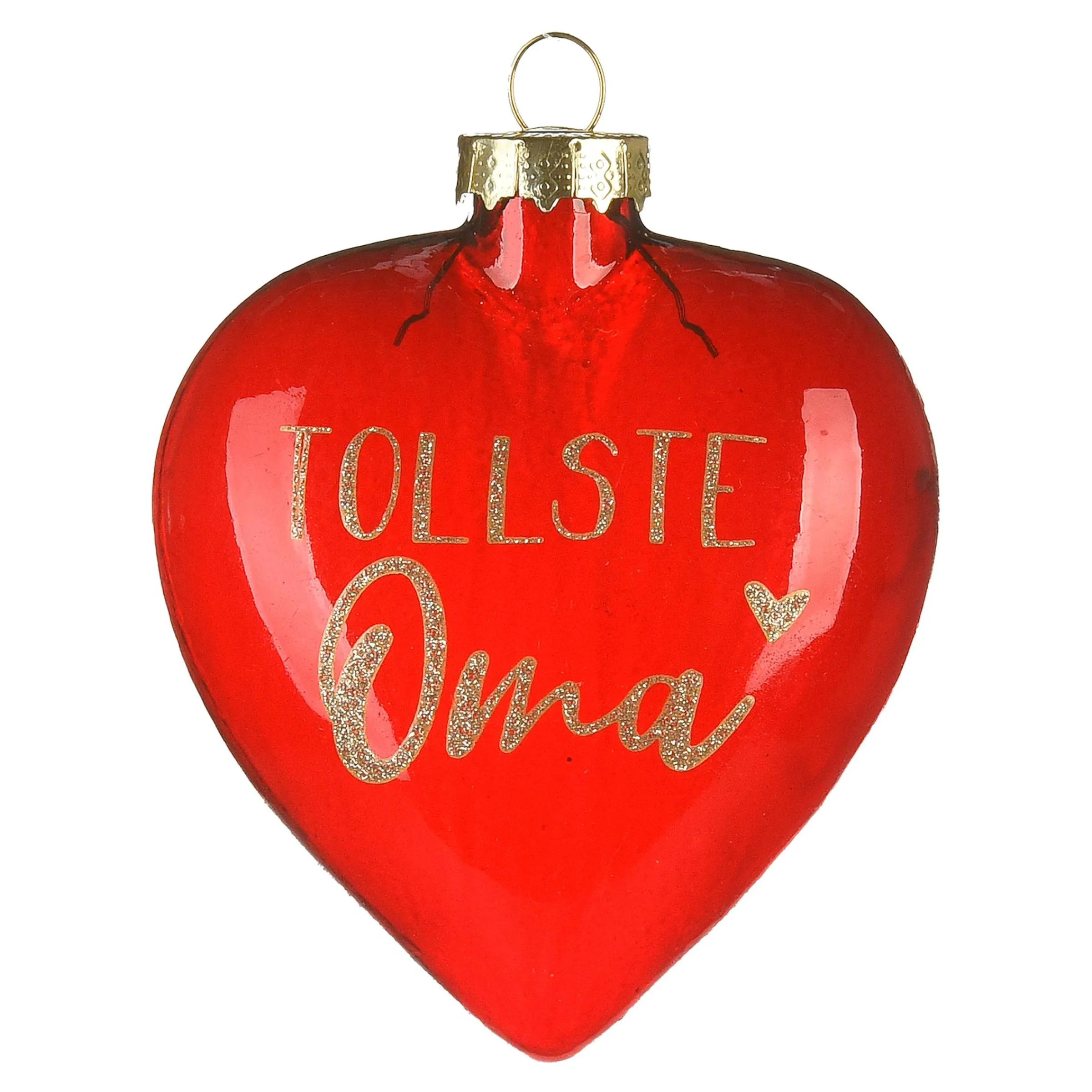Depot Figuren & Formen^Glas-Baumschmuck-Set Herz Eltern