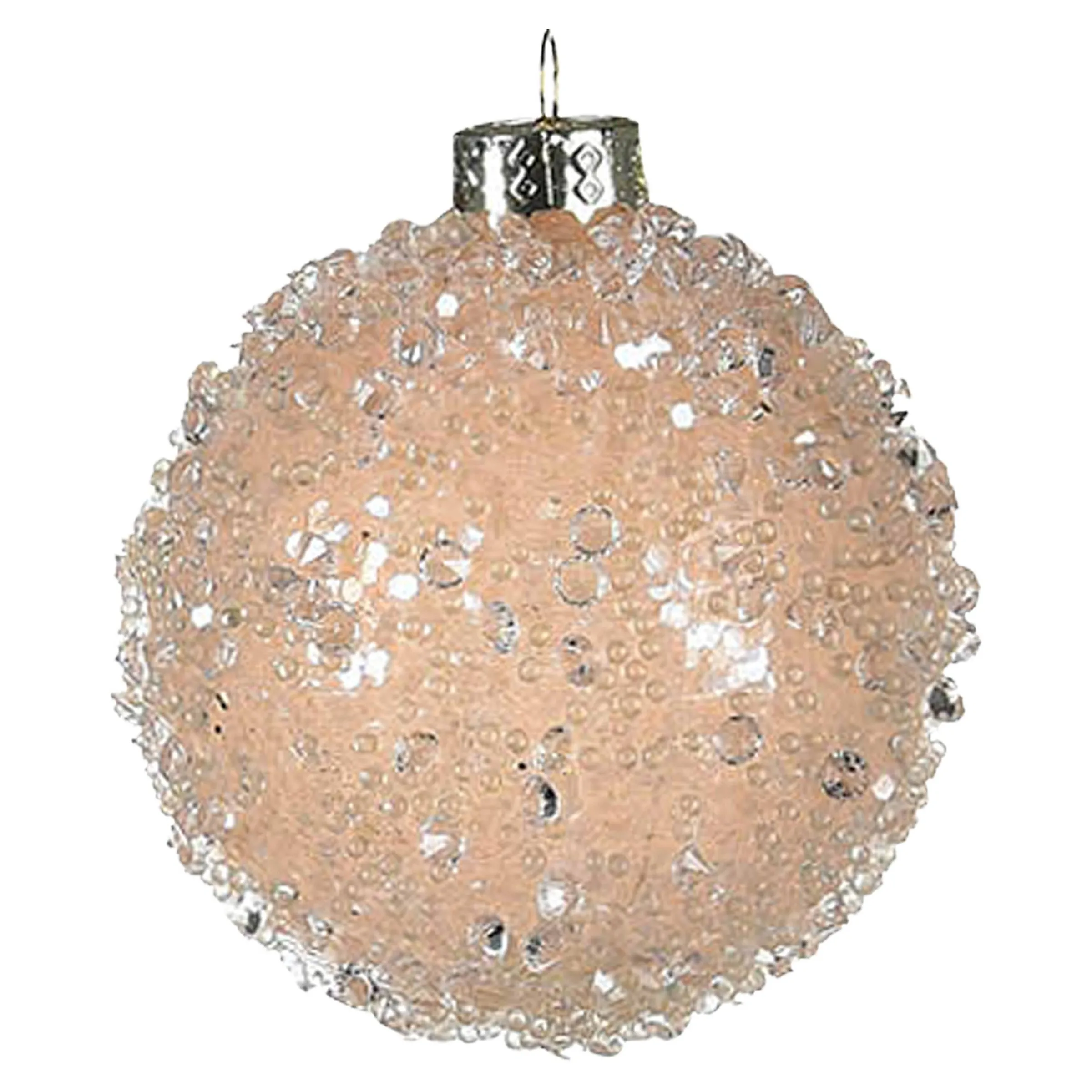 Depot Adventskranz-Deko^Glas-Mini-Weihnachtskugel Glimmer Pearls