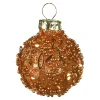 Depot Adventskranz-Deko^Glas-Mini-Weihnachtskugel Glittergranulat