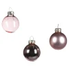 Depot Adventskranz-Deko^Glas-Mini-Weihnachtskugel-Set