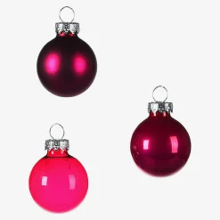 Depot Adventskranz-Deko^Glas-Mini-Weihnachtskugel-Set
