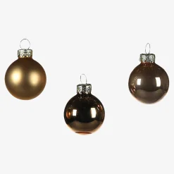 Depot Adventskranz-Deko^Glas-Mini-Weihnachtskugel-Set