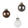 Depot Adventskranz-Deko^Glas-Mini-Weihnachtskugel-Set