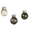 Depot Adventskranz-Deko^Glas-Mini-Weihnachtskugel-Set