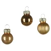 Depot Adventskranz-Deko^Glas-Mini-Weihnachtskugel-Set