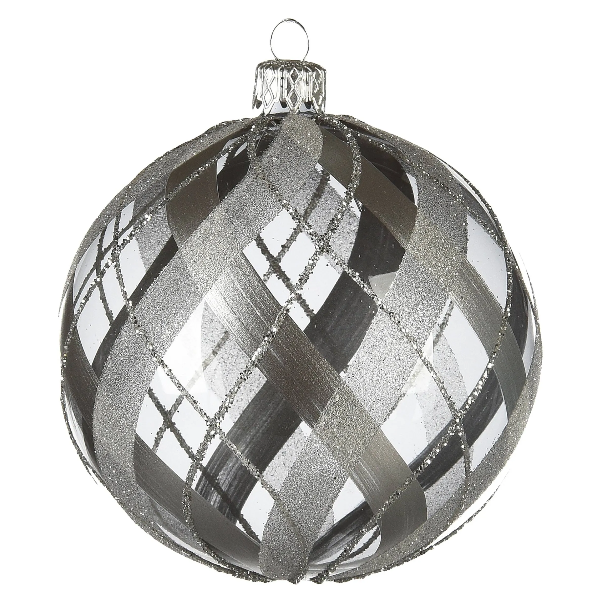 Depot Kugeln & Baumspitzen^Glas-Weihnachtskugel Doublecheck