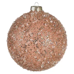 Depot Kugeln & Baumspitzen^Glas-Weihnachtskugel Glimmerpearls