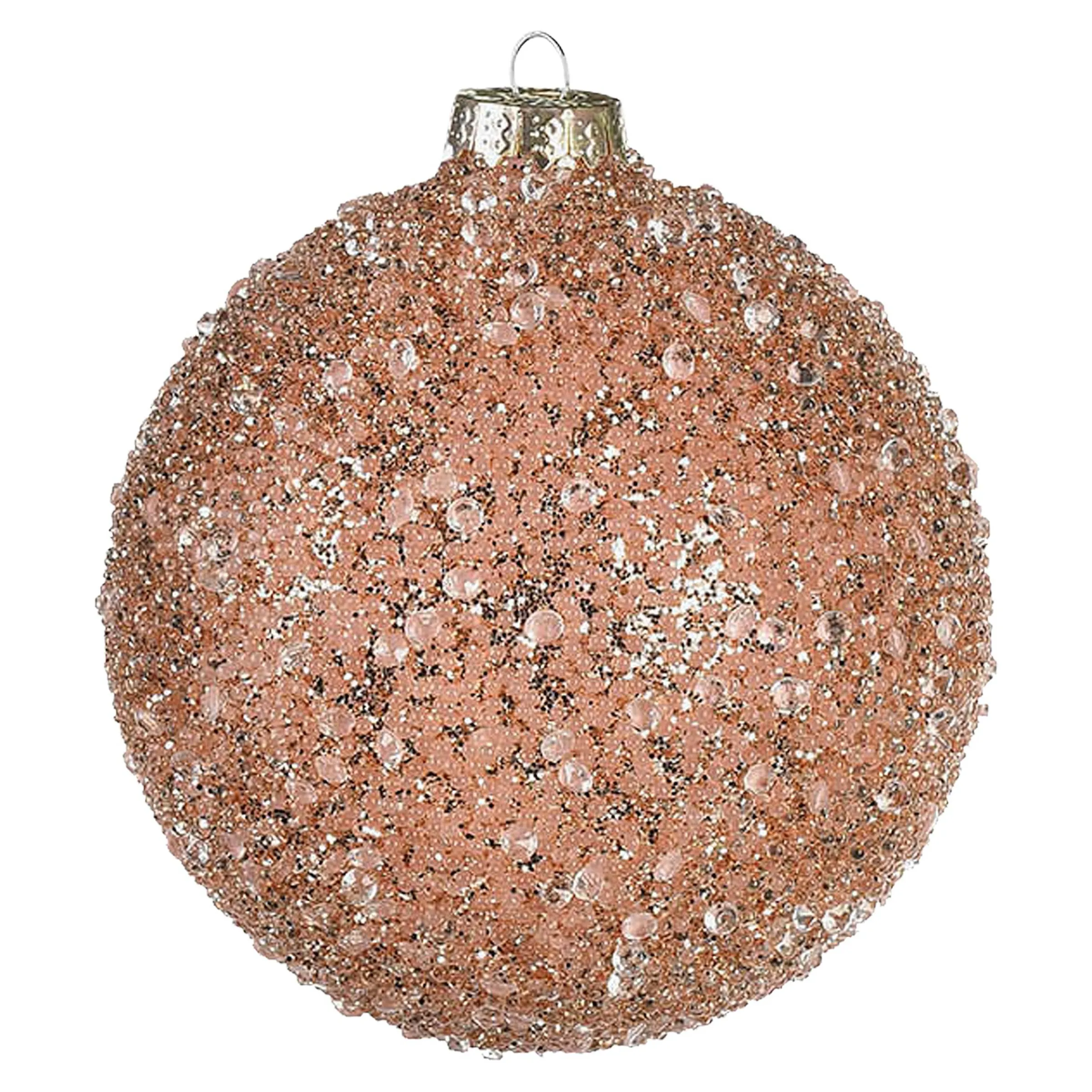 Depot Kugeln & Baumspitzen^Glas-Weihnachtskugel Glimmerpearls