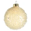 Depot Kugeln & Baumspitzen^Glas-Weihnachtskugel Glimmer Pearls