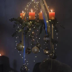 Depot Kugeln & Baumspitzen^Glas-Weihnachtskugel Glittergranulat