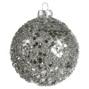 Depot Kugeln & Baumspitzen^Glas-Weihnachtskugel Roundgranulat