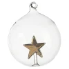 Depot Kugeln & Baumspitzen^Glas-Weihnachtskugel Stern