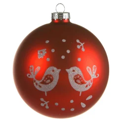Depot Kugeln & Baumspitzen^Glas-Weihnachtskugel Tiere Folklore