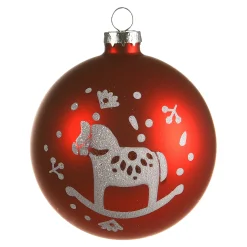 Depot Kugeln & Baumspitzen^Glas-Weihnachtskugel Tiere Folklore