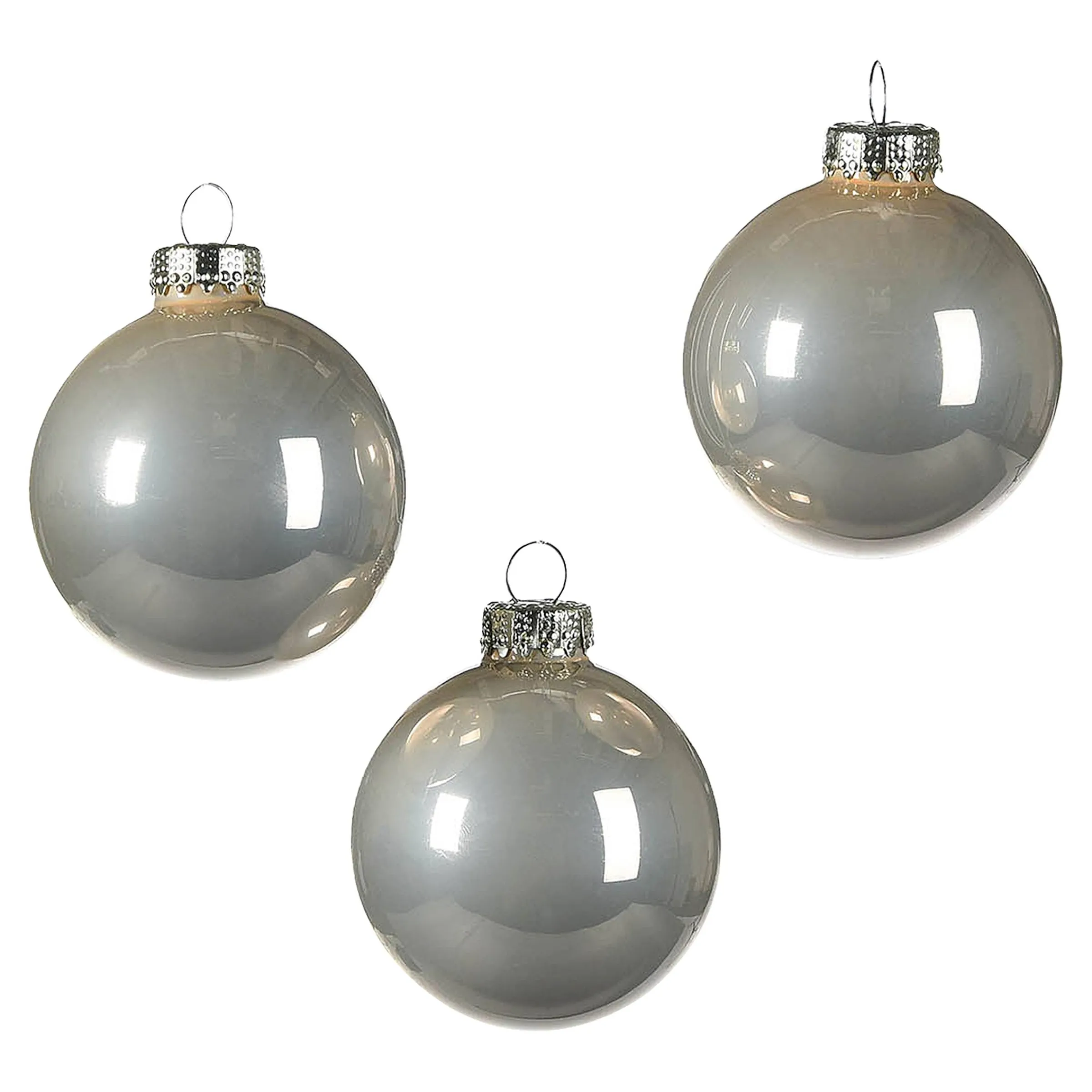 Depot Kugeln & Baumspitzen^Glas-Weihnachtskugeln Opal