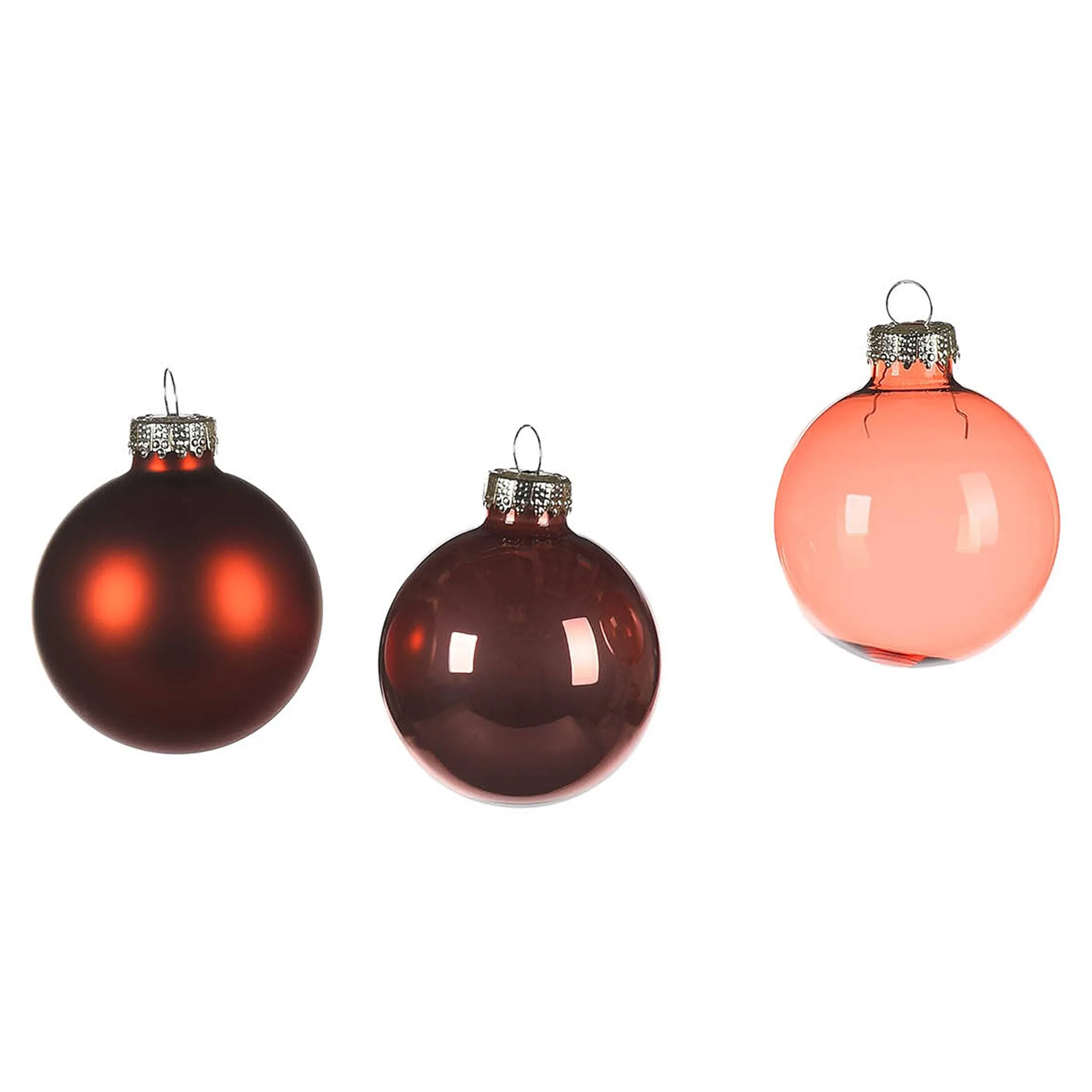 Depot Kugeln & Baumspitzen^Glas-Weihnachtskugel-Set