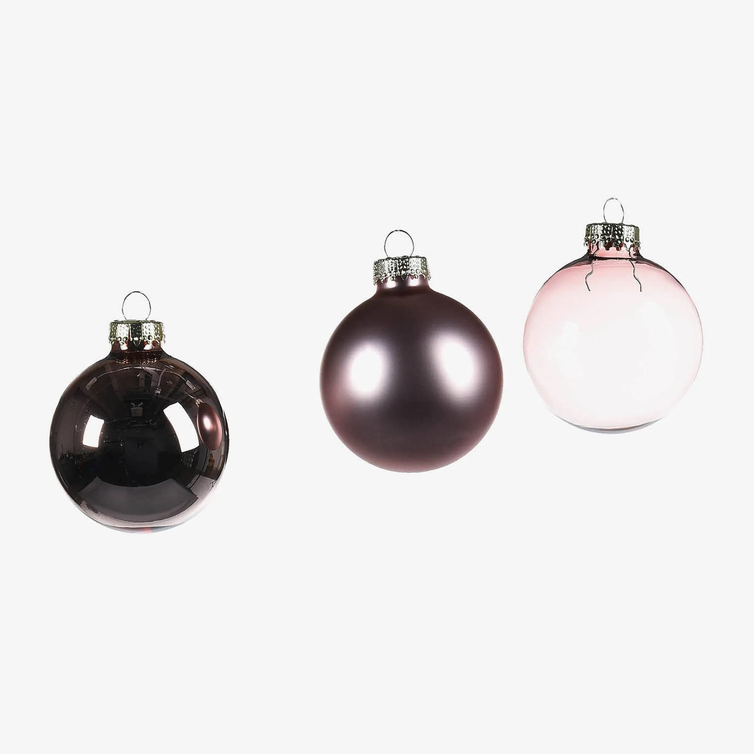 Depot Kugeln & Baumspitzen^Glas-Weihnachtskugel-Set
