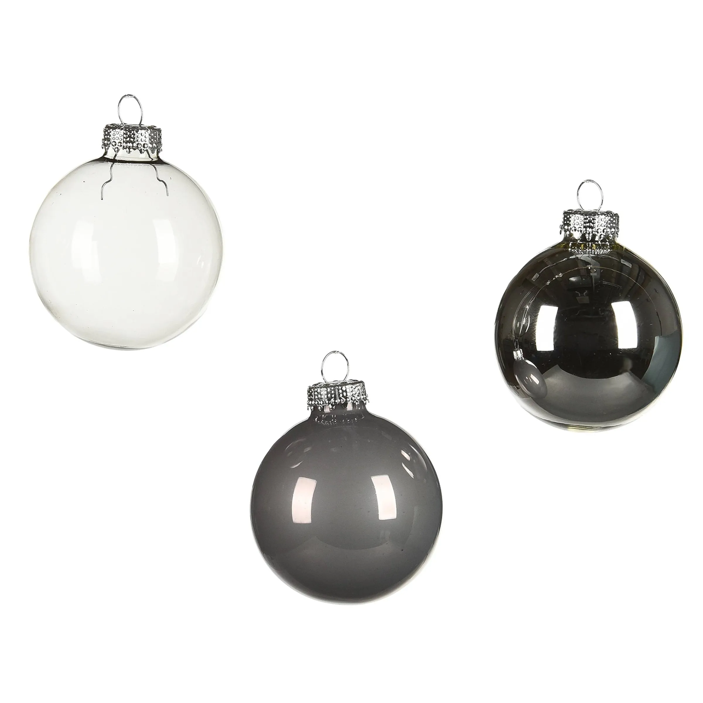 Depot Kugeln & Baumspitzen^Glas-Weihnachtskugel-Set