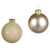 Depot Kugeln & Baumspitzen^Glas-Weihnachtskugel-Set Glam Mix