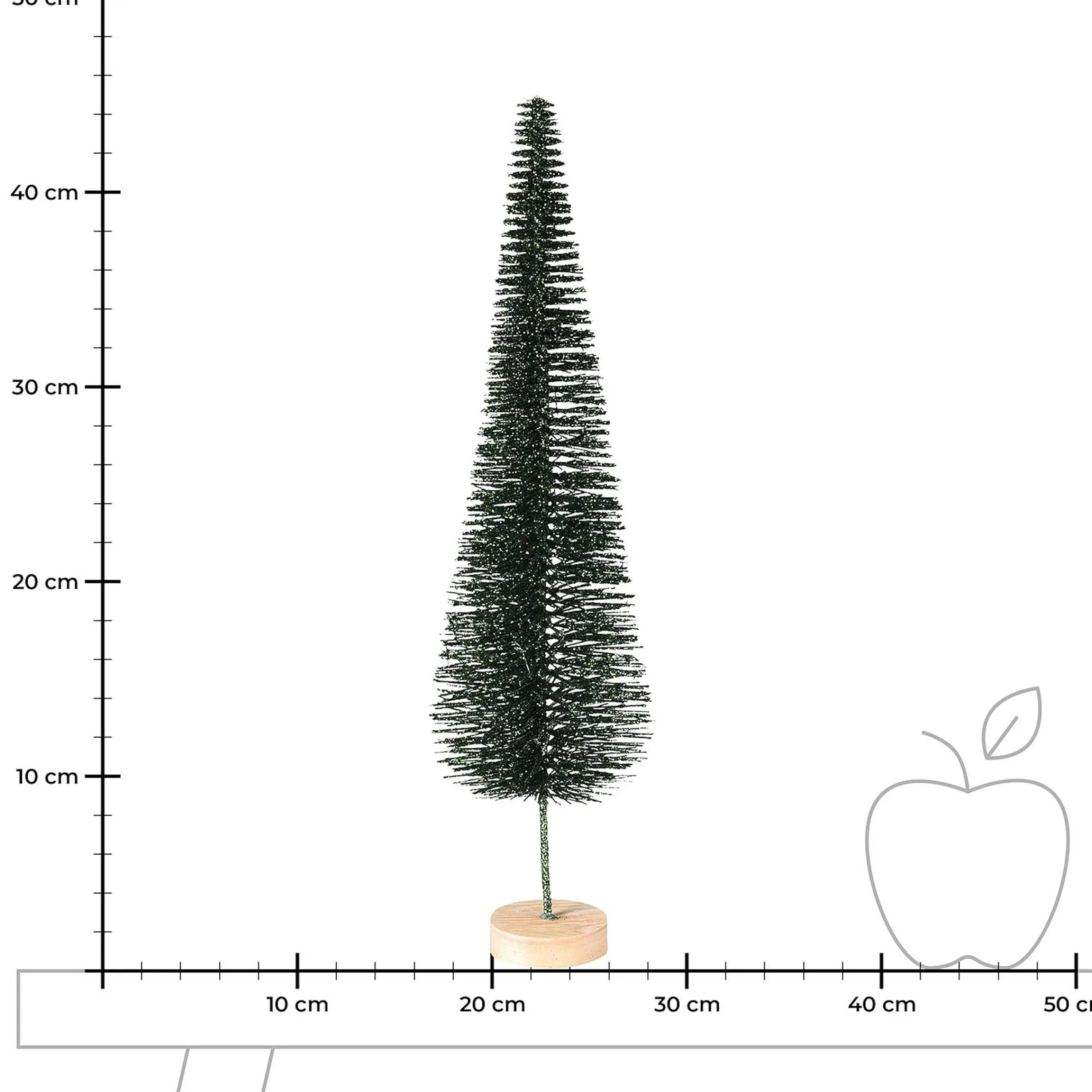 Depot Deko-Figuren & Objekte^Glitzer-Deko-Objekt Baum