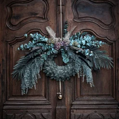 Depot Blumen^Glitzer-Kunstzweig Eukalyptus