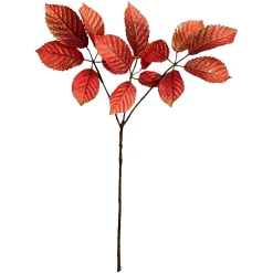 Depot Glitzer-Kunstzweig Herbstblatt> Einzelblumen & Zweige