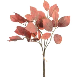 Depot Glitzer-Kunstzweig Herbstblatt> Einzelblumen & Zweige