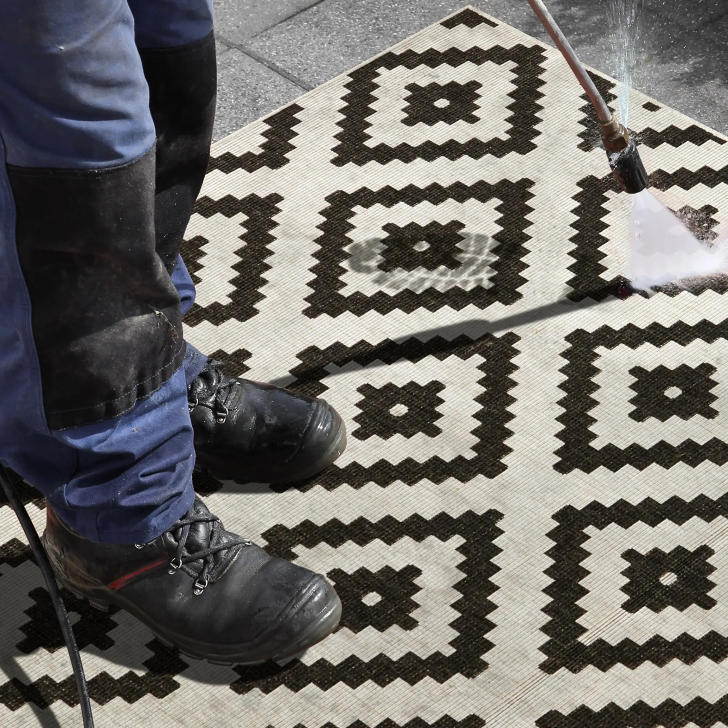 Depot In- & Outdoor-Teppich Malta, Wendbar> Eckige Teppiche