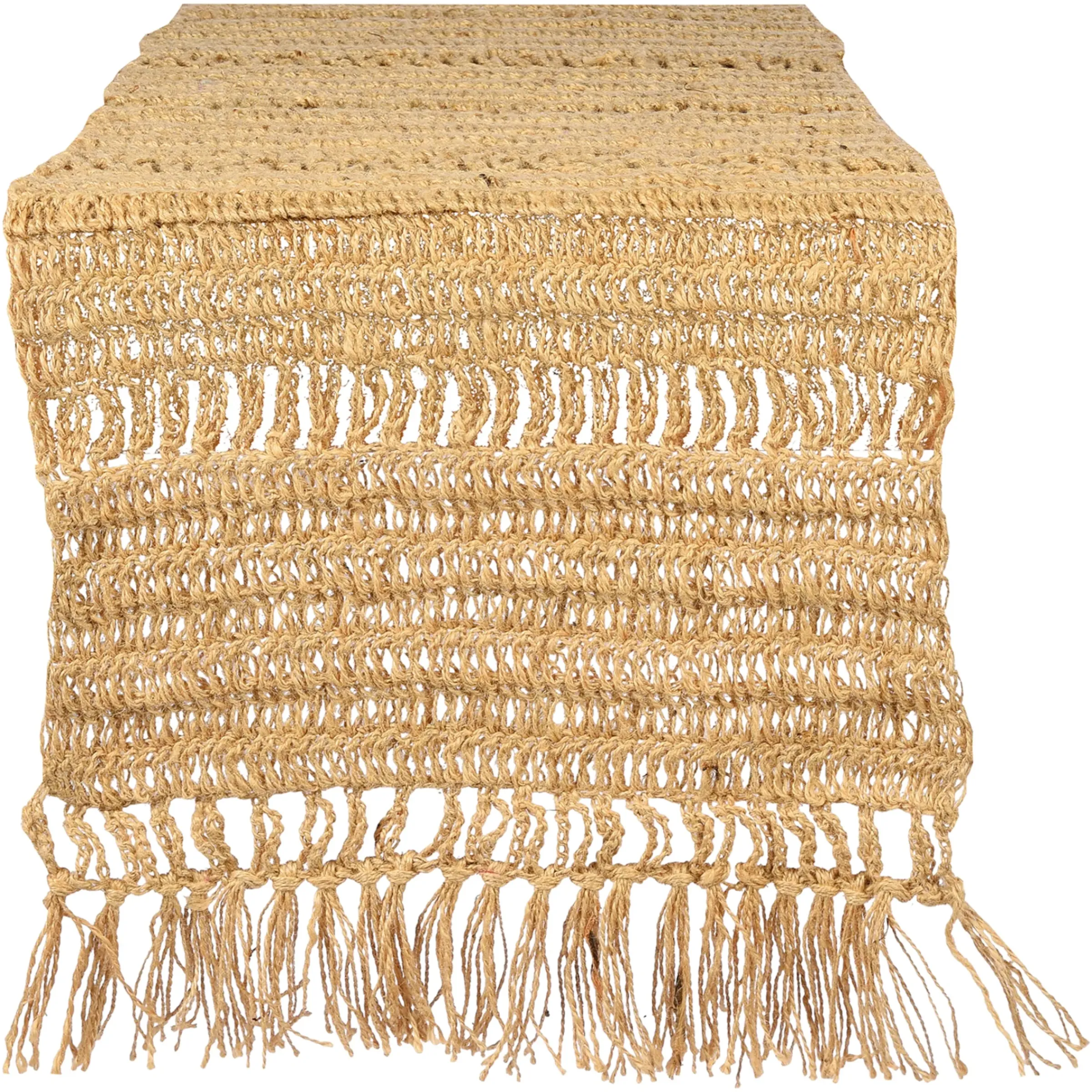 Depot Jute-Tischläufer Makramee> Tischläufer