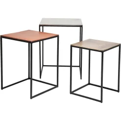 Depot Kare Beistelltisch-Set Loft> Beistelltische & Couchtische