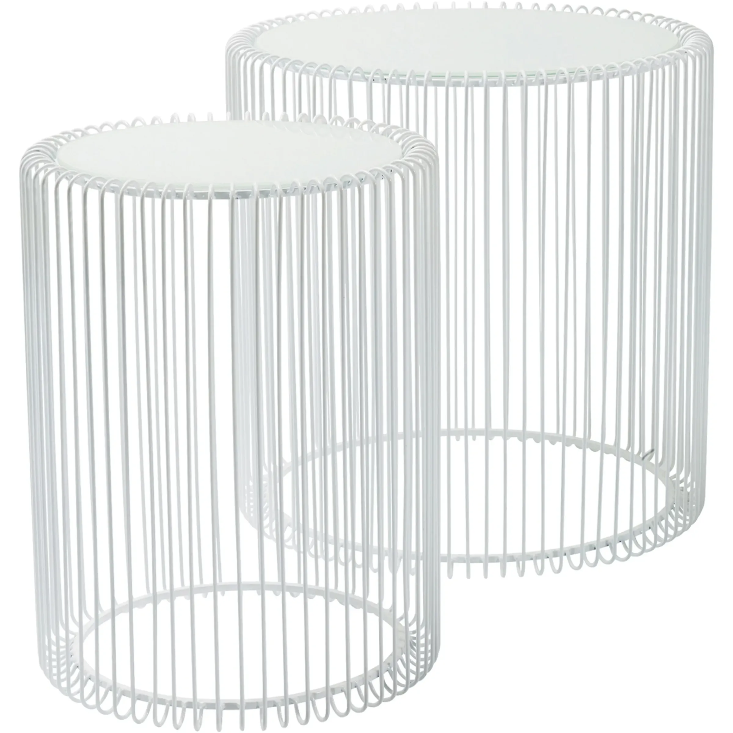 Depot Kare Beistelltisch-Set Wire> Beistelltische & Couchtische