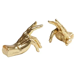Depot Geschenkideen^Kare Buchstutzen-Set Holding Fingers