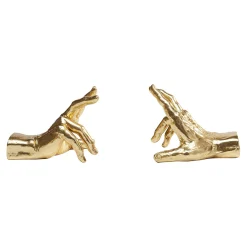 Depot Geschenkideen^Kare Buchstutzen-Set Holding Fingers