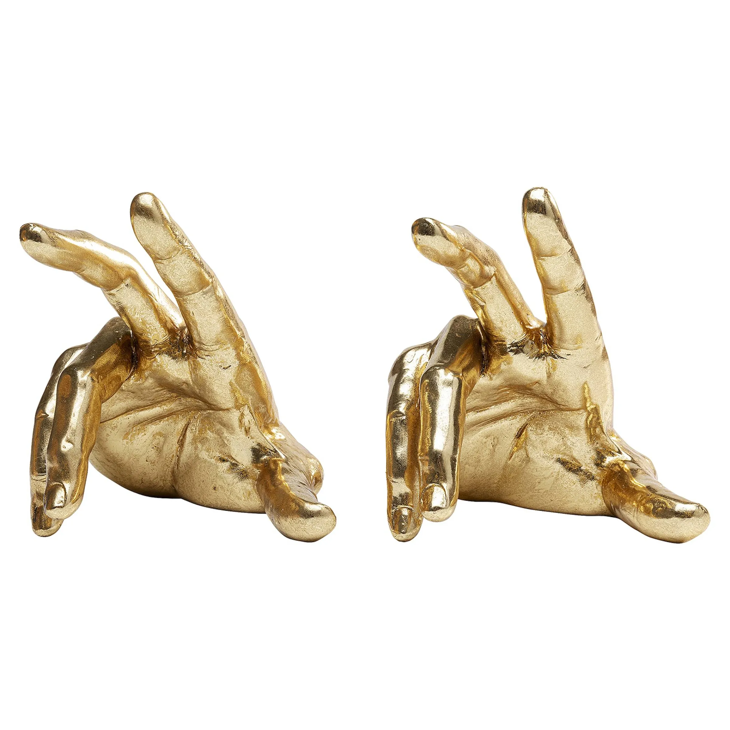 Depot Geschenkideen^Kare Buchstutzen-Set Holding Fingers
