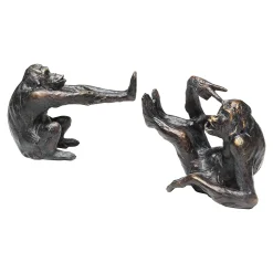 Depot Geschenkideen^Kare Buchstutzen-Set Monkey