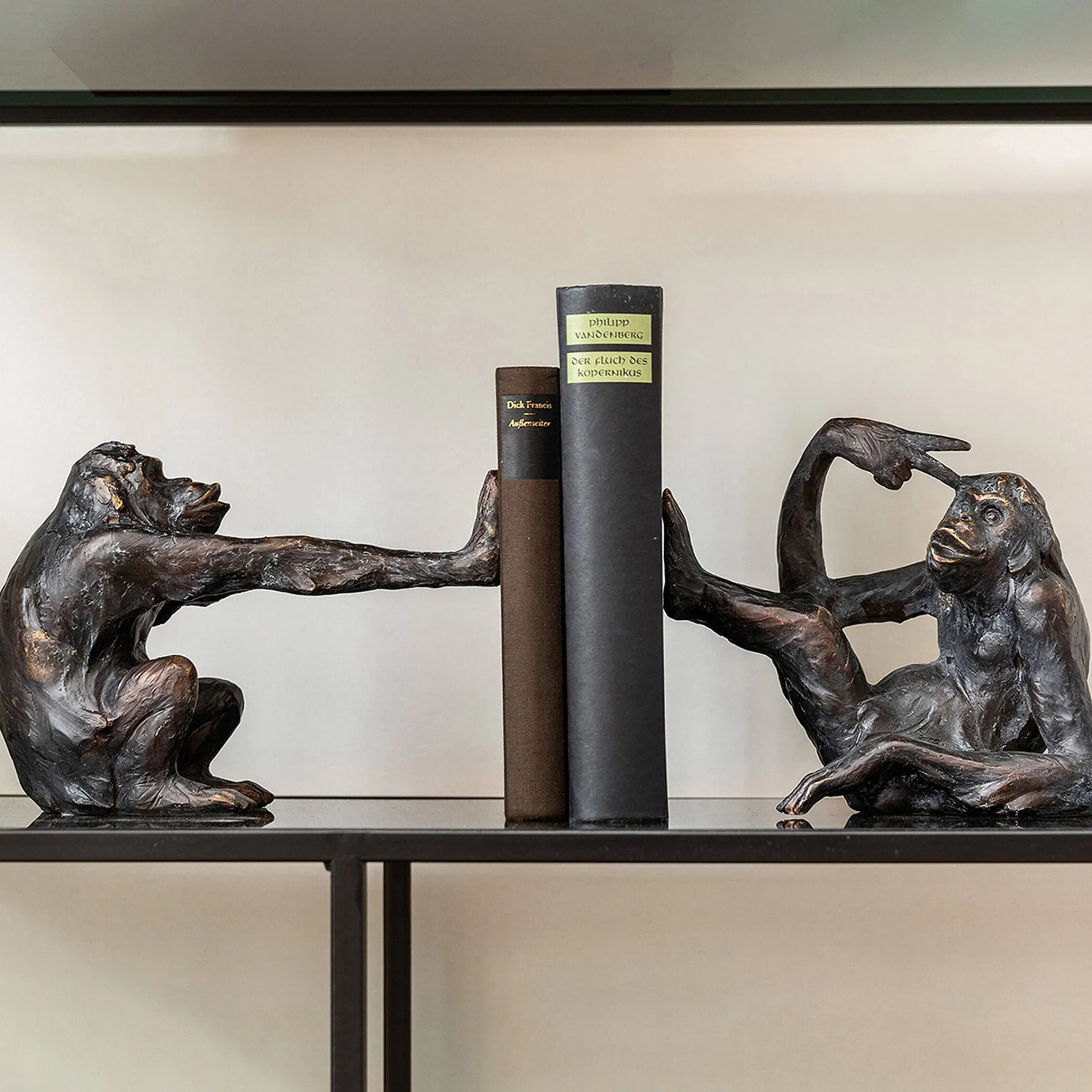 Depot Geschenkideen^Kare Buchstutzen-Set Monkey