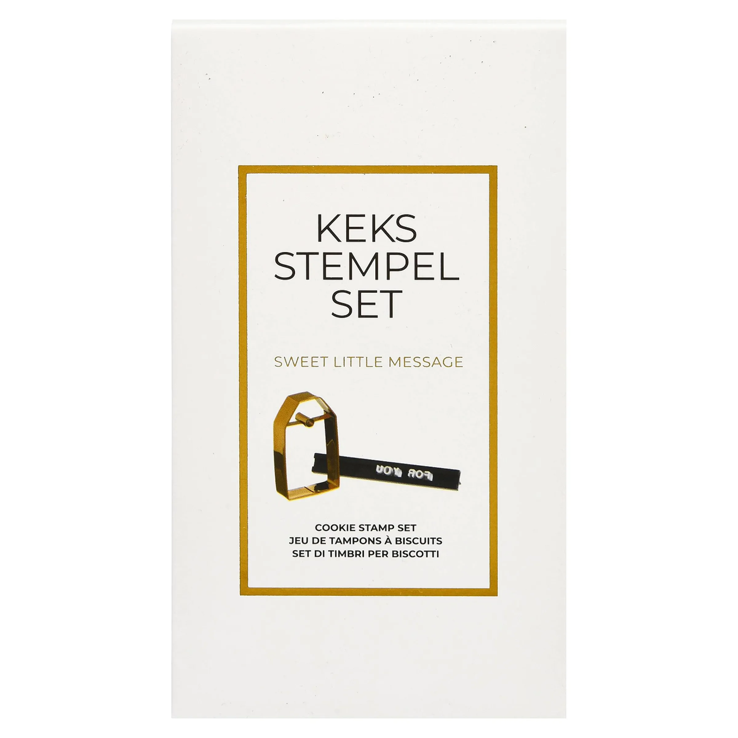 Depot Backutensilien^Keksstempel-Set Letters