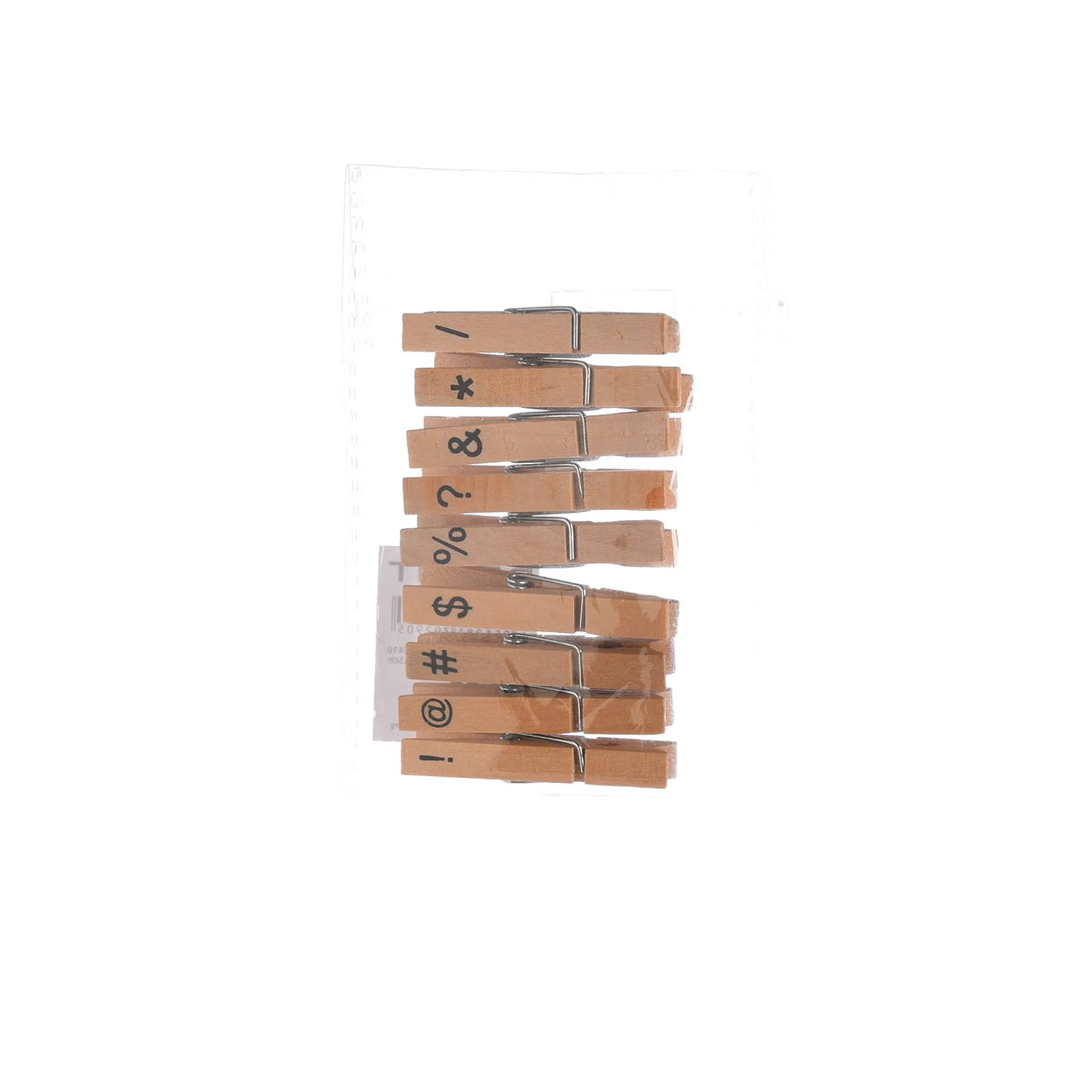 Depot Adventskalender^Klammern-Set Symbols