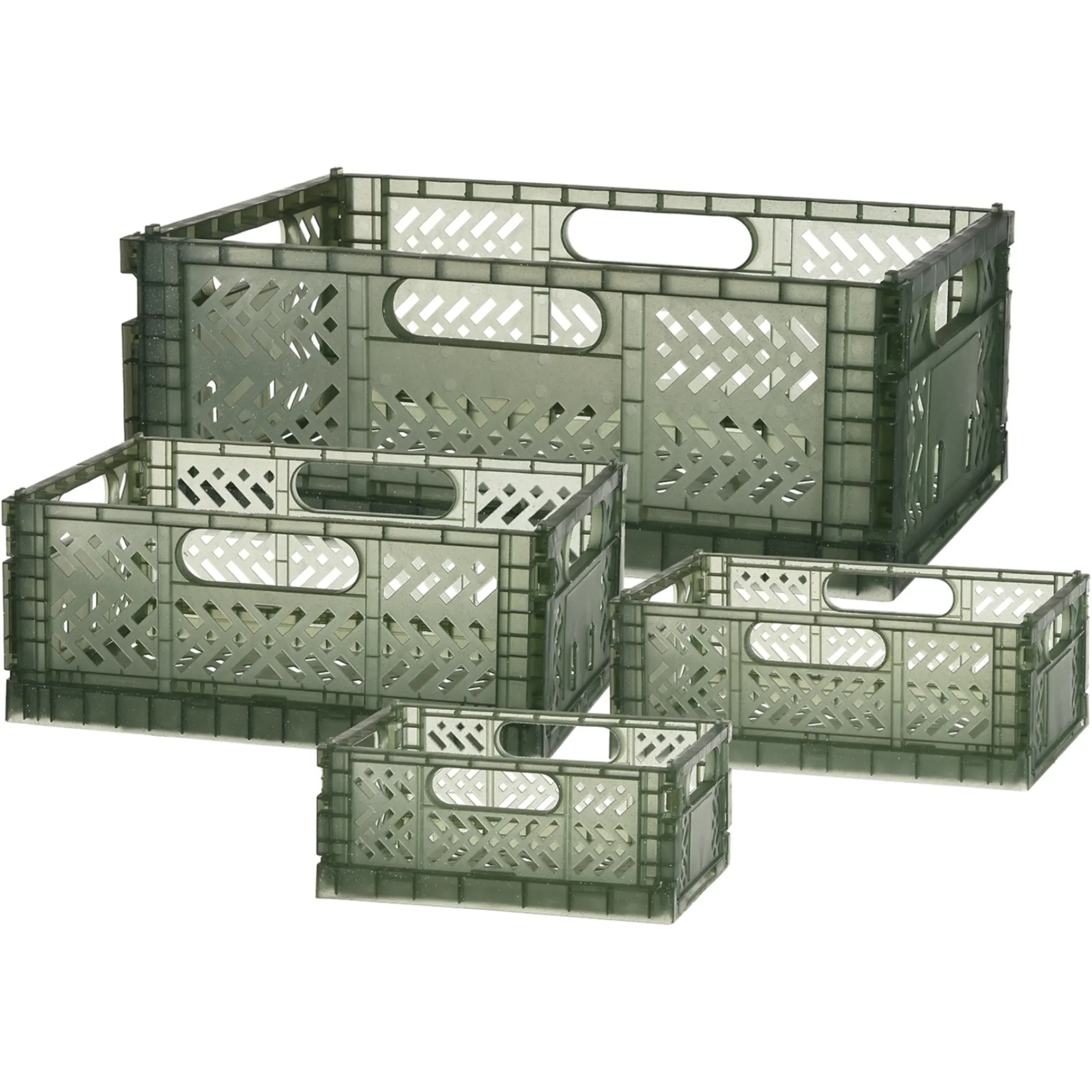 Depot Klappboxen-Set Glitter> Aufbewahrung