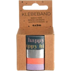 Depot Klebeband Happy Birthday> Geschenkbänder