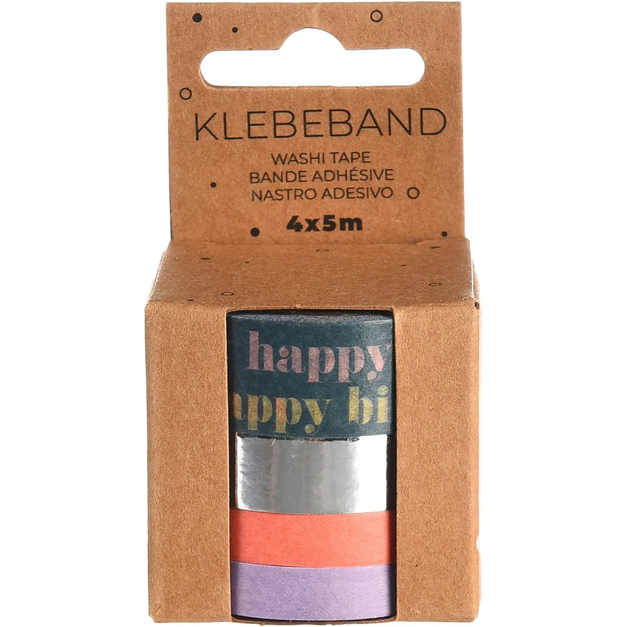 Depot Klebeband Happy Birthday> Geschenkbänder