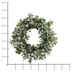 Depot Adventskranze & Zubehör^Kunstkranz Eukalyptus
