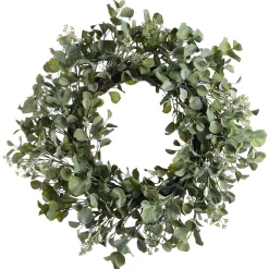 Depot Adventskranze & Zubehör^Kunstkranz Eukalyptus