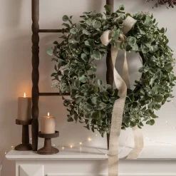 Depot Adventskranze & Zubehör^Kunstkranz Eukalyptus