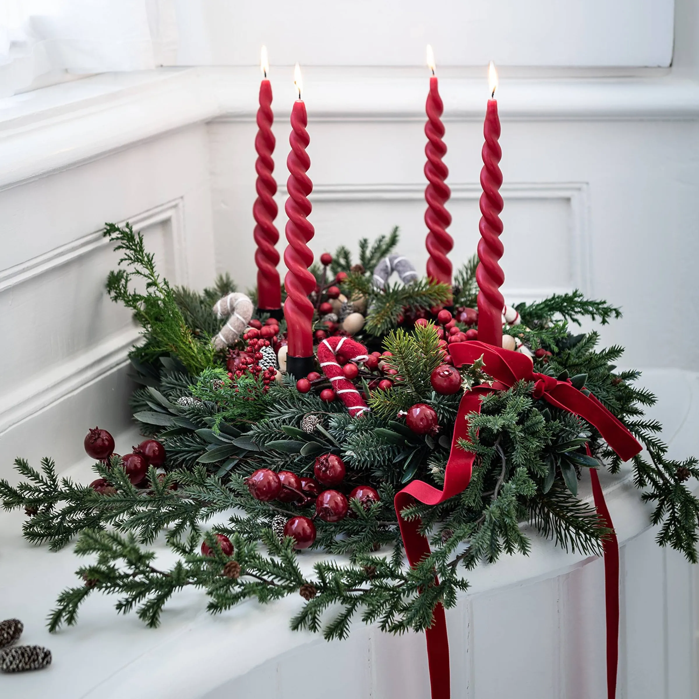 Depot Adventskranze & Zubehör^Kunst-Tannenkranz Olive