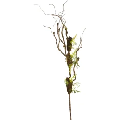 Depot Kunstzweig Curly Mit Moos> Einzelblumen & Zweige