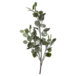 Depot Adventskranz-Deko^Kunstzweig Eukalyptus, Beschneit