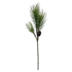 Depot Adventskranz-Deko^Kunst-Zweig Pinie Mit Zapfen