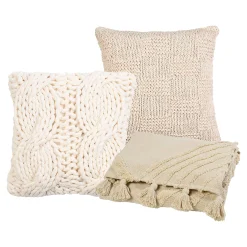 Depot Decken, Felle & Mehr^Kuschel-Set Creme Love